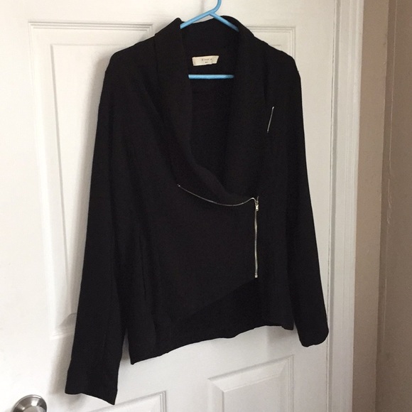 Elodie asymmetrical zipped blazer/jacket - Picture 2 of 6